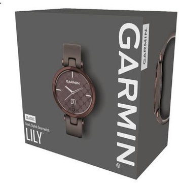 Garmin Lily Dark Bronze Bezel with Paloma Case and Italian Leather Band (010-02384-B0)