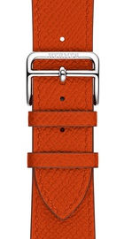 Apple Watch Hermes 42mm Series 2 Stainless Steel Case with Feu Epsom Leather Single Tour (MNQ22)