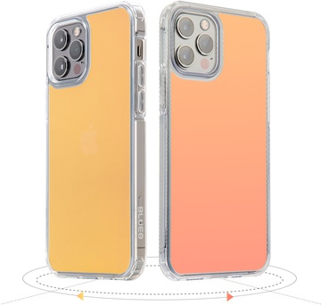 Blueo Gradient Colorful Drop Resistance Case for iPhone 12 Pro Max Red