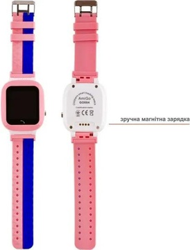 AmiGo GO004 Splashproof Camera+LED Pink