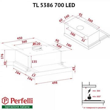 Perfelli TL 5386 I 700 LED