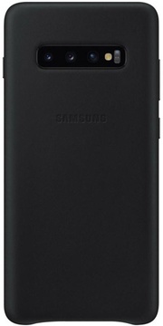 Samsung G973 Galaxy S10 Leather Cover Black (EF-VG973LBEG)