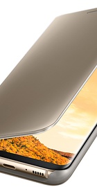 Samsung Clear View Standing Cover Gold for Galaxy S8+ (EF-ZG955CFEGRU)