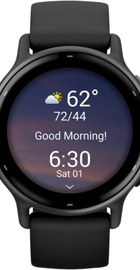 Garmin vivoactive 5 Slate Aluminum Bezel with Black Case and Silicone Band (010-02862-10)