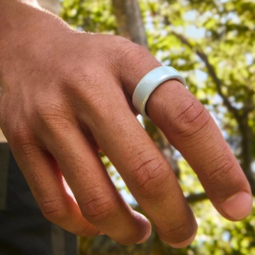 Oura Ring 4 Ceramic Tide Size 8 (JZ90-57461-08)