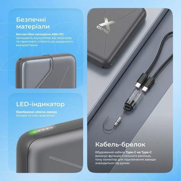 Proove X-Core 22.5W 10000mAh Gray (PNXC22010003)
