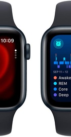 Apple Watch SE 2 GPS 40mm Midnight Aluminium Case with Midnight Sport Band M/L (MR9Y3)
