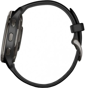 Garmin Venu 2 Plus Slate S. Steel Bezel w. Black Case and S. Band (010-02496-01/11/51))