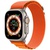 Apple Watch Ultra GPS + Cellular 49mm Titanium Case with Orange Alpine Loop - Medium (MQEU3/MQFL3)