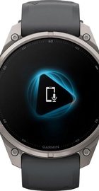 Garmin Fenix 9 Pro inReach 47mm Titanium with Graphite/Black Silicone Band (010-04336-20/21)