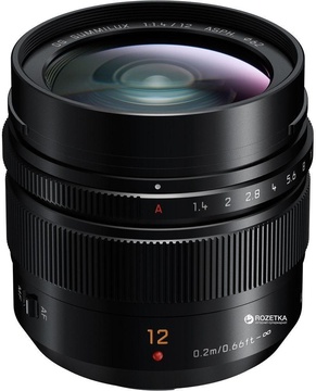 Panasonic Micro 4/3 Lens 12mm f/1.4 ASPH. Leica DG Summilux (UA)