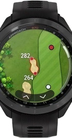 Garmin Approach S70 47mm B. Ceramic Bezel w. Black S. Band (010-02746-02/12)