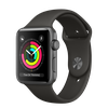 Apple Watch 42mm Series 3 GPS Space Gray Aluminum Case with Gray Sport Band (MR362)