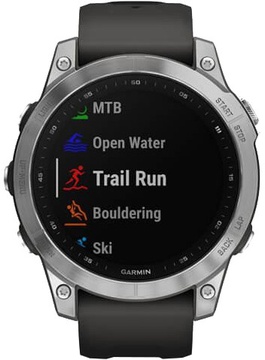 Garmin Fenix 7 Silver with Graphite Band (010-02540-00/01)