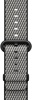 Apple Watch 38mm/40mm/41mm/42mm Black Check Woven Nylon (MQV92)