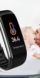 Lemfo C6T с датчиком температуры тела (Черный)