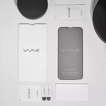 Wave Privacy Glass for iPhone 15 Pro
