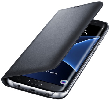 Samsung LED View Cover for Galaxy S7 Edge G935 (EF-NG935PBEGRU) Black