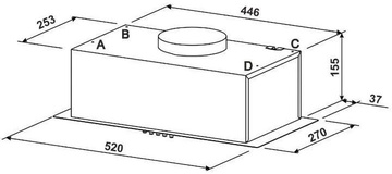 Jantar BILT 650 LED 52 BL