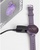 Garmin Lily Midnight Orchid Bezel with Deep Orchid Case and Silicone Band (010-02384-12) (UA)