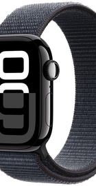 Apple Watch Series 10 GPS + Cellular 46mm Jet Black Aluminum Case w. Ink Sport Loop (MWY53)