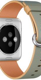 Apple Woven Nylon for Watch 42mm/44mm/45mm/46mm/49mm Gold/Royal Blue (MMA02)