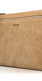 iCarer leather Laptop Zipper Sleeve Series for Macbook Pro/Air 13" Brown