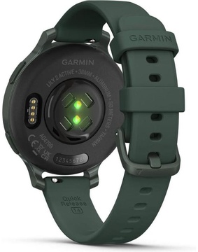 Garmin Lily 2 Active Jasper Green with Jasper Green Silicone Band (010-02891-02)