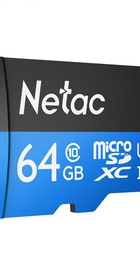 Netac 64 GB microSDXC Class 10 UHS-I + SD adapter NT02P500STN-064G-R
