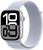 Apple Watch Series 10 GPS 46mm Silver Aluminum Case With Blue Cloud Sport Loop (MWWN3)
