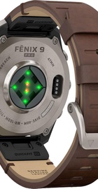 Garmin Fenix 9 Pro inReach 47mm Titanium with Walnut Leather Band (010-04336-40/41)
