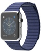 Apple Watch 42mm Series 2 Stainless Steel Case with Midnight Blue Leather Loop (MNPW2)