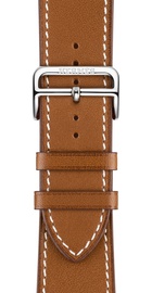 Apple Watch Hermes 42mm Series 2 Stainless Steel Case with Fauve Barenia Leather Single Tour Deployment Buckle (MNQ32)