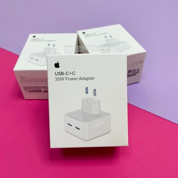 Apple 35W Dual USB-C Port Compact Power Adapter (MNWM3) (high copy)