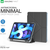 AmazingThing Anti-Bacterial Protection Evolution Folio Case for iPad Air 4/5 10.9'' (2020-2023) Ice Black