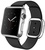 Apple Watch 38mm Stainless Steel Case with Black Modern Buckle (MJYK2)