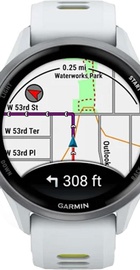 Garmin Forerunner 970 Titanium w. Whitestone Case and Whitestone/T. Amp Yellow Band (010-02969-01/11)