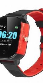 Lemfo DF50 Ellipse Aqua с GPS трекером (Черно-красный)
