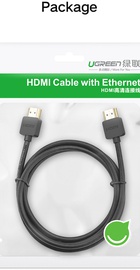 Ugreen Cable Slim Black 4K HDMI 2.0 (60Hz) 1m