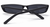 TOYEARN Rectangle Sexy Ladies Cat Eye Sunglasses Women 2018 (C01 Black frame/Grey Glasses)