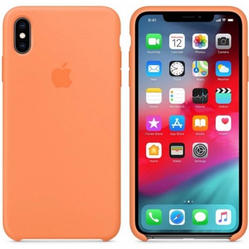 Apple iPhone XS Max Silicone Case - Papaya (MVF72)