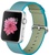 Apple Watch Sport 42mm Silver Aluminum Case with Scuba Blue Woven Nylon (MMFN2)