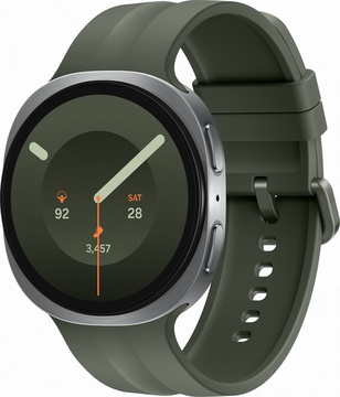 Samsung Galaxy Watch9 Silver Bluetooth 44mm  Sport Band Olive M/L (SM-L350NZSA)