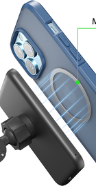 Blueo Car Magnetic Wireless Charger Black 15W (P007-BLK)