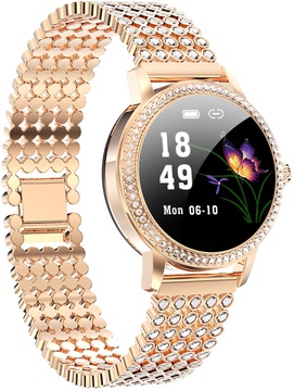 Linwear LW20 Pro Metal с измерением давления и пульса (Золотой)
