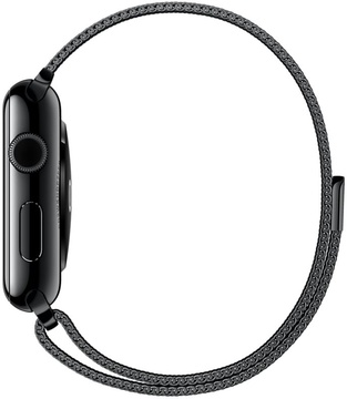 Apple Watch 42mm Space Black Stainless Steel Case with Space Black Milanese Loop (MMG22)