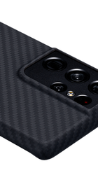 Pitaka MagEZ Case Twill Black/Grey for Samsung S21 Ultra (KS2101U)