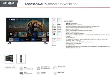 Aiwa 43GO70804UHD