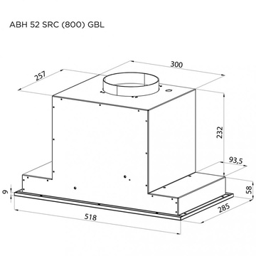 Pyramida ABH 52 SRC (800) GBL