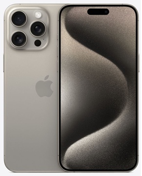 Apple iPhone 15 Pro Max 512GB eSIM Natural Titanium (MU6D3)